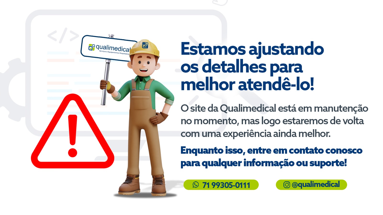 Site em manutenção